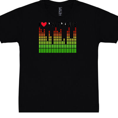 I Love Psytrance - RTP Shirt - Best DTG Print Quality! Thumbnail