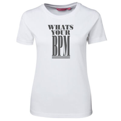 What's Your BPM - Ladies Tee - On Special! Thumbnail